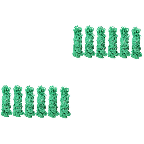 12Pcs Nylon Billiards Table Pockets Green Durable Mesh Bags for Pool 2