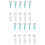 20 Pcs Silicone Lens Inserter Remover Reusable Tool Random Color 7