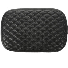 Black Armrest Pad for Car Soft PU Center Console Cover
