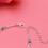 Women's Silver Anklet Bracelet Lightweight Beach Ankle Chain 11