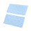 2Pcs Food Safe Cake Decorating Tools Sky-Blue Border Molds for Baking 5