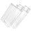 2Pcs Durable Transparent Laundry Storage Bottles for Powder and Liquid 11