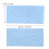 2Pcs Food Safe Cake Decorating Tools Sky-Blue Border Molds for Baking 2