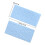 2Pcs Food Safe Cake Decorating Tools Sky-Blue Border Molds for Baking 3