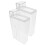 2Pcs Durable Transparent Laundry Storage Bottles for Powder and Liquid 7