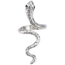 Stylish Snake Shaped Ring Decorative Serpentine Ring For Finger Jewelry Alloy Material Fit For Everyday Wear Special Occasions