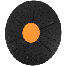 Orange Wobble Board Non-Slip PP Fitness and Balance Trainer