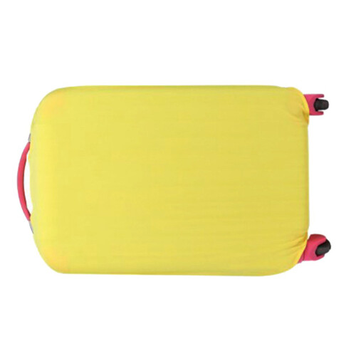 Yellow Travel Luggage Protector Elastic Suitcase Cover