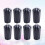 8Pcs Black Tpr Walking Stick Tips for Trekking Poles Protection 8