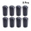 8Pcs Black Tpr Walking Stick Tips for Trekking Poles Protection 3