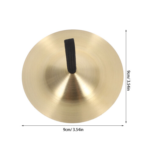 Hand Cymbals Percussion Instruments For Adults Child Golden 1