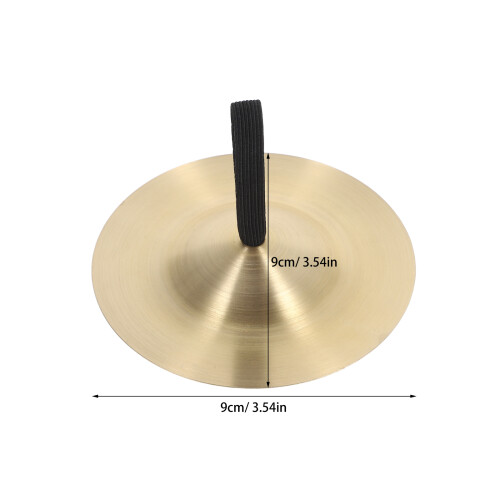 Hand Cymbals Percussion Instruments For Adults Child Golden 2