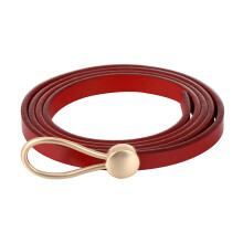 Fashion Belt For Women Wide Waist Belt Leather Red 1pack