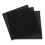 3Pcs Black Embroidery Cloth Polyester Cotton for Knitting Needlework 10