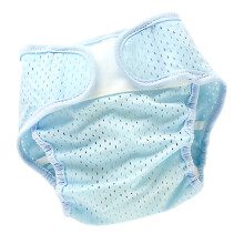 1Pc Sky-Blue Breathable Ice Silk Mesh Baby Diaper Cool Summer Cover