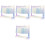 4 Sets Nail Display Board Work Acrylic Manicure 5