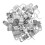 Easy Install Silver Iron Pipe Clamps For Outdoor Wire Support 1