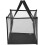 Collapsible Laundry Bin Black Mesh Clothes Organization 1pack 9