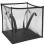 Collapsible Laundry Bin Black Mesh Clothes Organization 1pack 2
