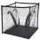 Collapsible Laundry Bin Black Mesh Clothes Organization 1pack 5