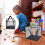 Collapsible Laundry Bin Black Mesh Clothes Organization 1pack 8