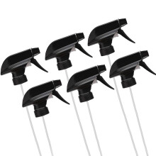6 pcs black watering sprayer nozzles for garden and horticultural use