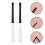 2Pcs Nylon Drum Wire Brush Sticks White Lightweight Drum Brush Set 4