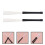 2Pcs Nylon Drum Wire Brush Sticks White Lightweight Drum Brush Set 2