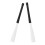 2Pcs Nylon Drum Wire Brush Sticks White Lightweight Drum Brush Set 5
