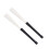 2Pcs Nylon Drum Wire Brush Sticks White Lightweight Drum Brush Set 9
