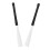 2Pcs Nylon Drum Wire Brush Sticks White Lightweight Drum Brush Set 11