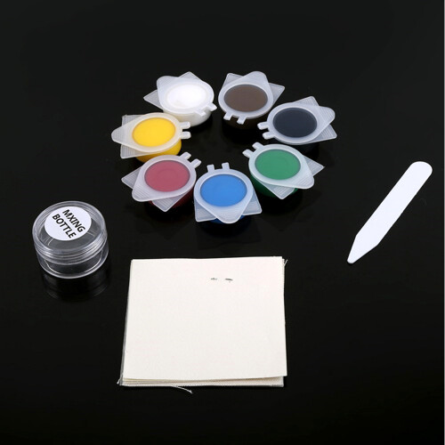 1Ensemble Kit Réparation Cuir Auto Canapé Résistant Couleurs Variées 1
