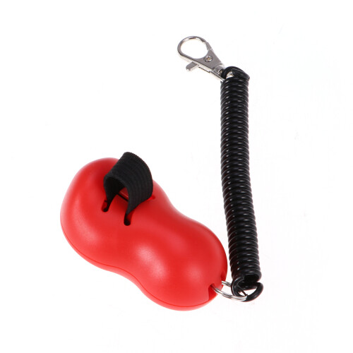 4Pcs Dog Training Clickers with Strap Assorted Color Plastic Pet Tool 2
