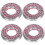 Unbranded  4 Pcs Adjustable Door Cover Diamond Modified Ring 6