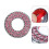 Unbranded  4 Pcs Adjustable Door Cover Diamond Modified Ring 2