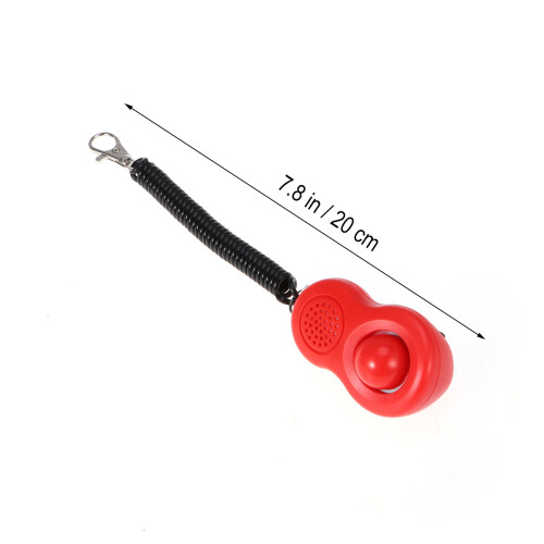 4Pcs Dog Training Clickers with Strap Assorted Color Plastic Pet Tool 1