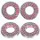 Unbranded  4 Pcs Adjustable Door Cover Diamond Modified Ring 9