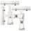 3Pcs Durable Transparent Clip Tag Holders for Merchandise and Office 8