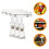 3Pcs Durable Transparent Clip Tag Holders for Merchandise and Office 4