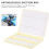 2Pcs Durable ABS Microscope Slide Holder Box with Beige Multi Slots 7