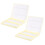 2Pcs Durable ABS Microscope Slide Holder Box with Beige Multi Slots 4