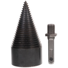 Wood Splitter Drill Bit Steel Firewood Splitter Tool for Home Use