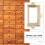 10Pcs Golden Metal Label Pull Frames for Drawer Cabinet Vintage Style 8