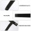 4Pcs Black Aluminum Alloy Window Handles Modern Durable Window Pulls 9