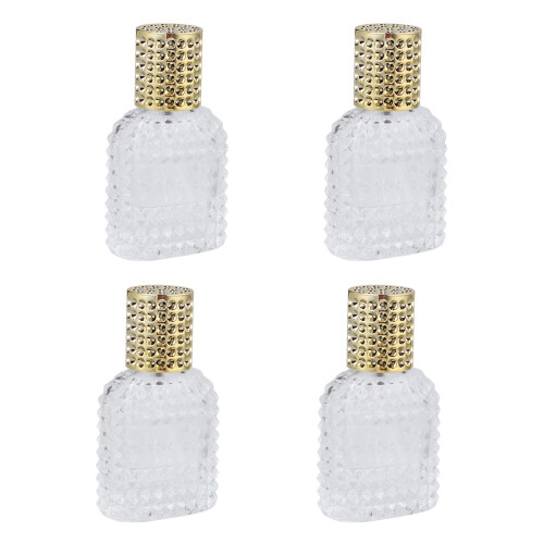 4 Pcs Perfume Bottle Travel Size Spray Refillable Atomizer Portable