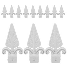 Raindrops 20pcs Deter White Plastic Fence Toppers For Outdoor Use