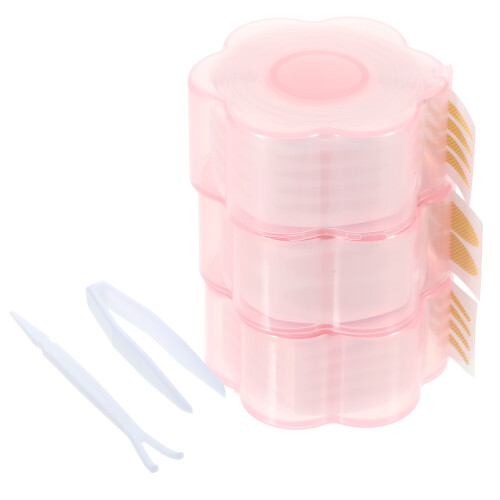 3 rolls self-adhesive double eyelid strips for eyelid lifting