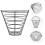 Golf Ball Storage Basket For Outdoor Practice Black 1pcs 4