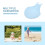 Snow Sled Drag Mat Sky-Blue 1set 8