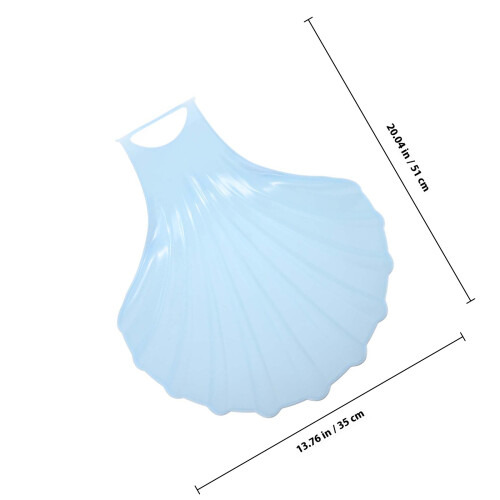 Snow Sled Drag Mat Sky-Blue 1set 1